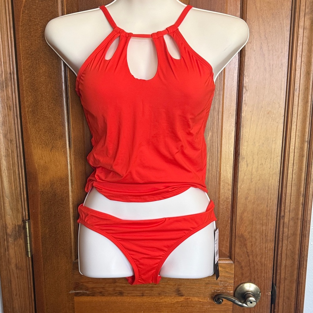 La Blanca Fiery Red Bikini Set